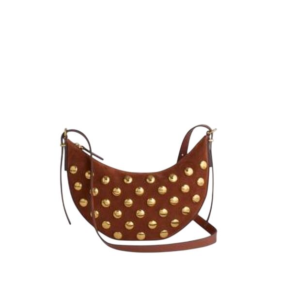 Madewell 'The Essential' Brown Leather Convertible Top Handle Crossbody - Picture 1 of 6